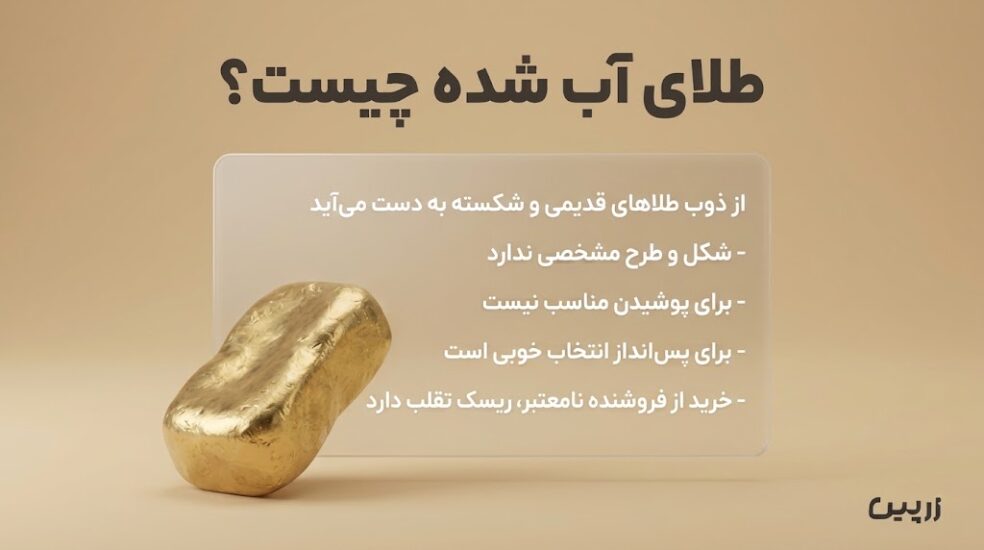 طلای آب شده چیست؟